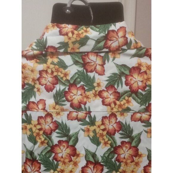 Roundtree Yorke Caribbean Short-Sleeve XL Multicolor Floral Paradise Shirt NWT - Picture 9 of 13